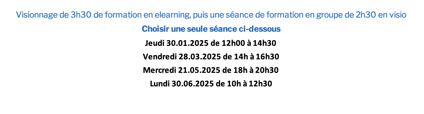 Planning des séances de formation pour devenir Educateur Kimochis