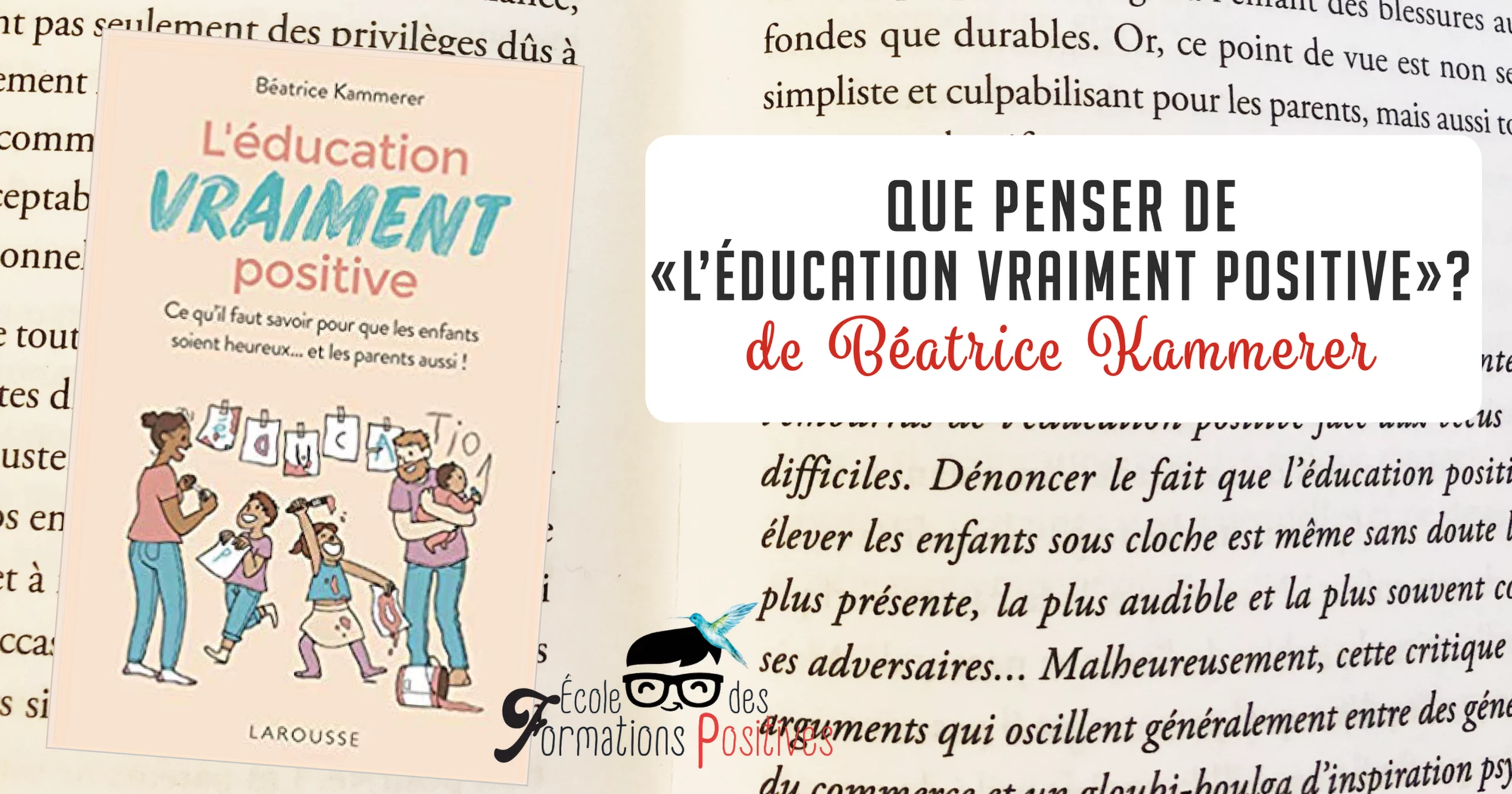 L ducation vraiment positive de B atrice Kammerer Formations